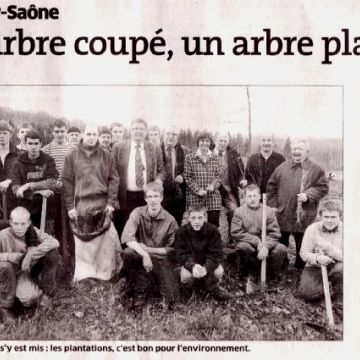 EST REPUBLICAIN - Un arbre coupé, un arbre planté - Edition du Vendredi 5 Mars 2010