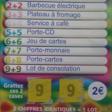 3ème EA : Financement Voyage d'Etude en Angleterre - Tombola (03/2010)